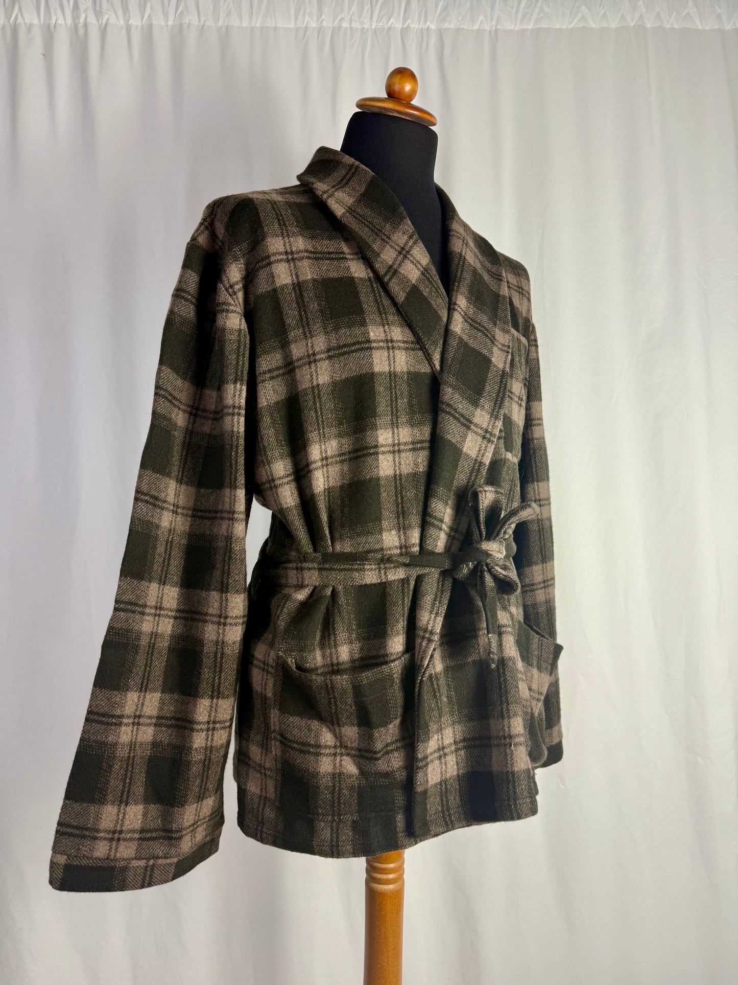 Giacca da camera a quadri - TG. XL