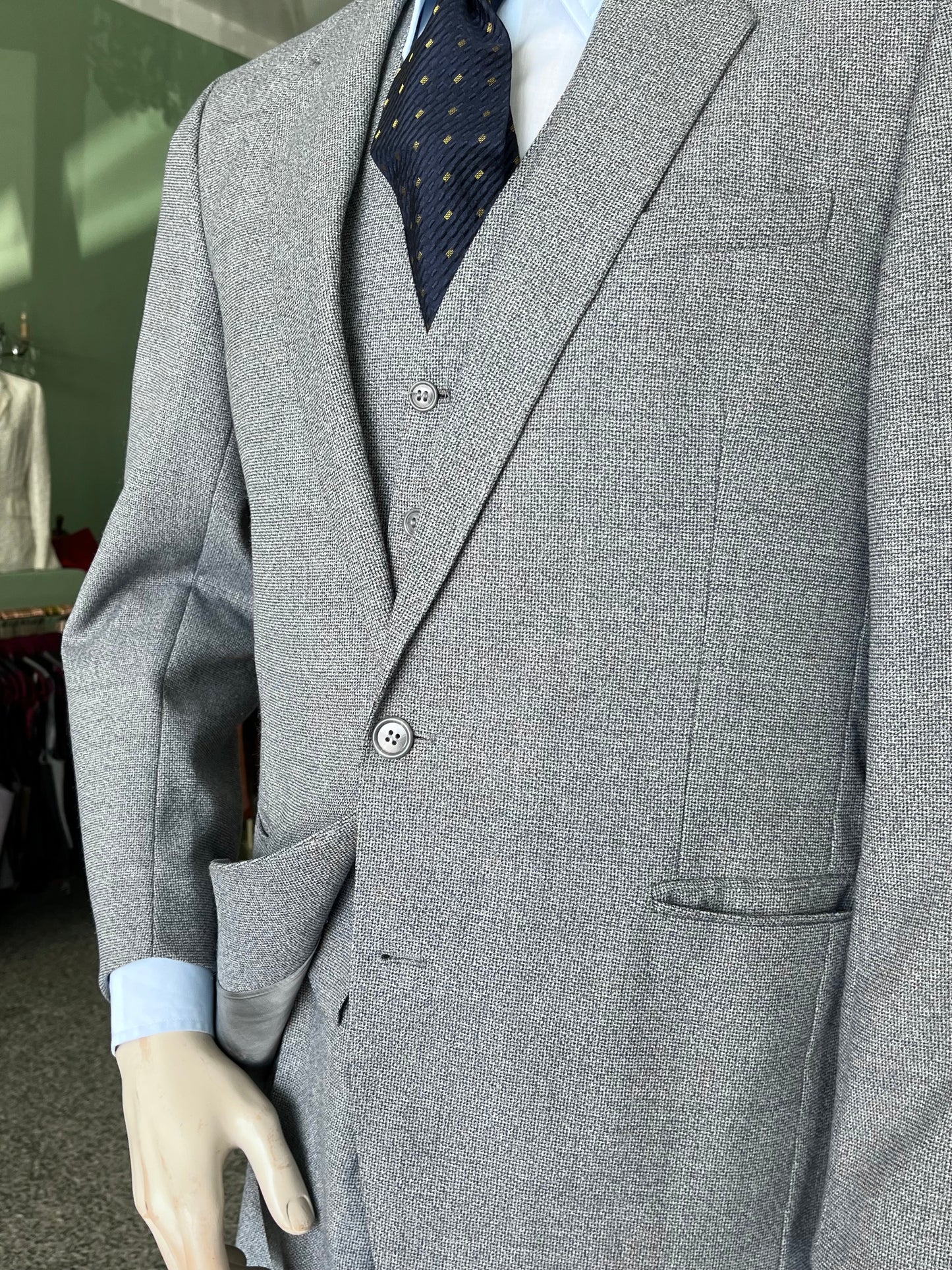 Completo tre pezzi anni '70 tg. 48