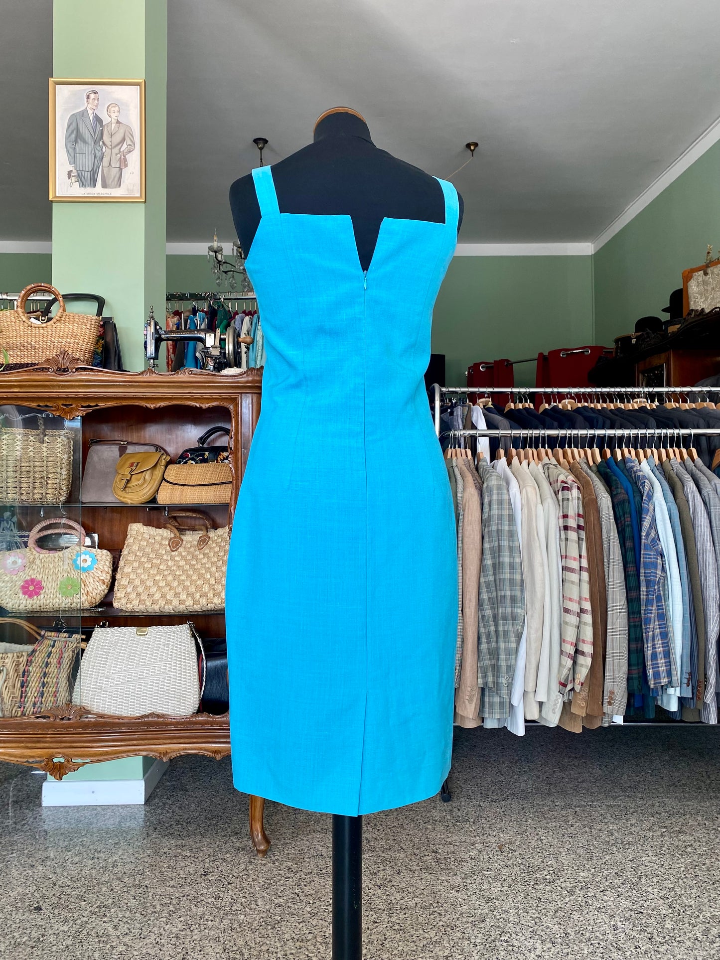 Tubino anni ‘90 misto lino - TG. 40