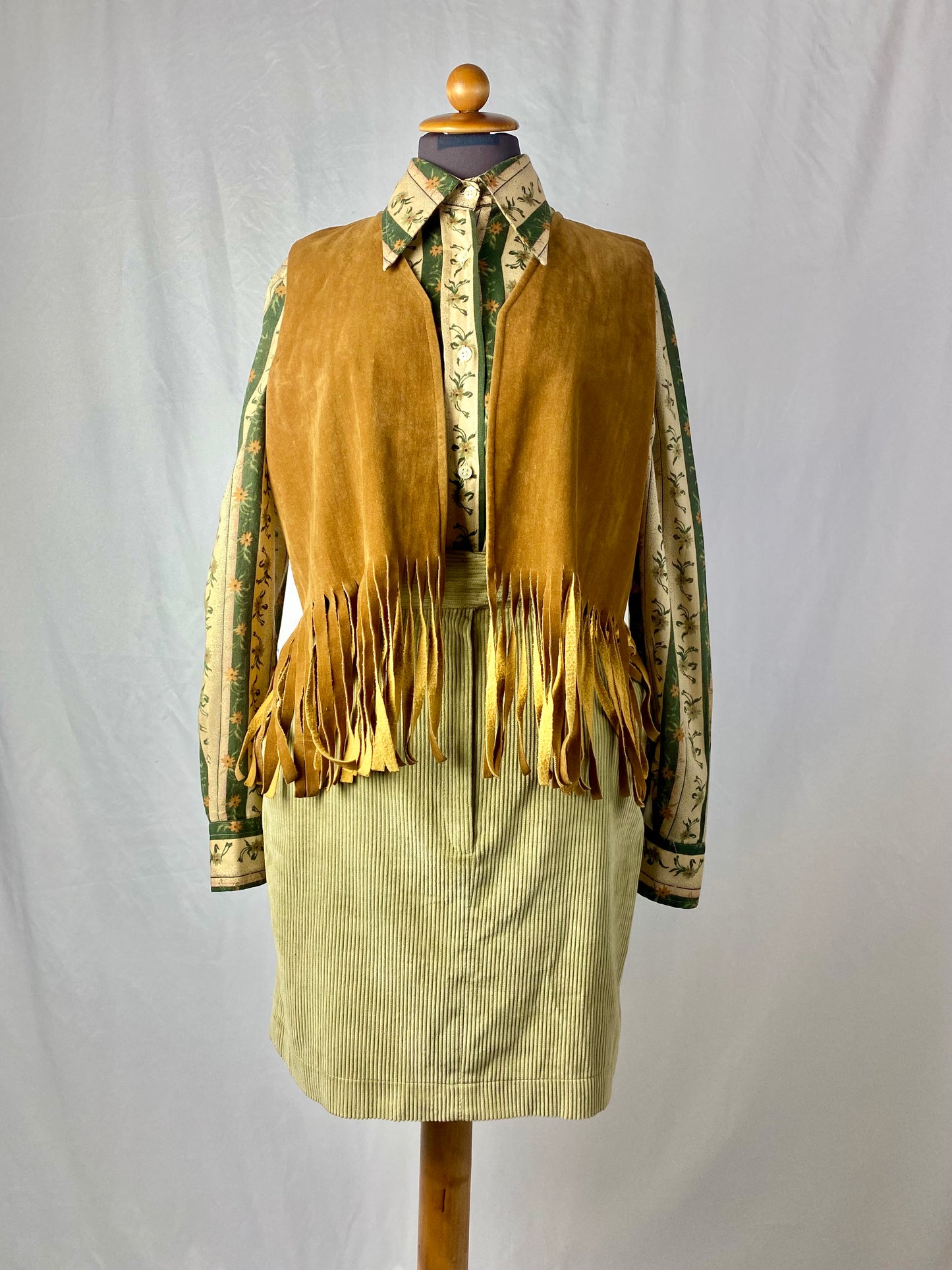 Gilet anni ‘70 con frange - TG. 40/42