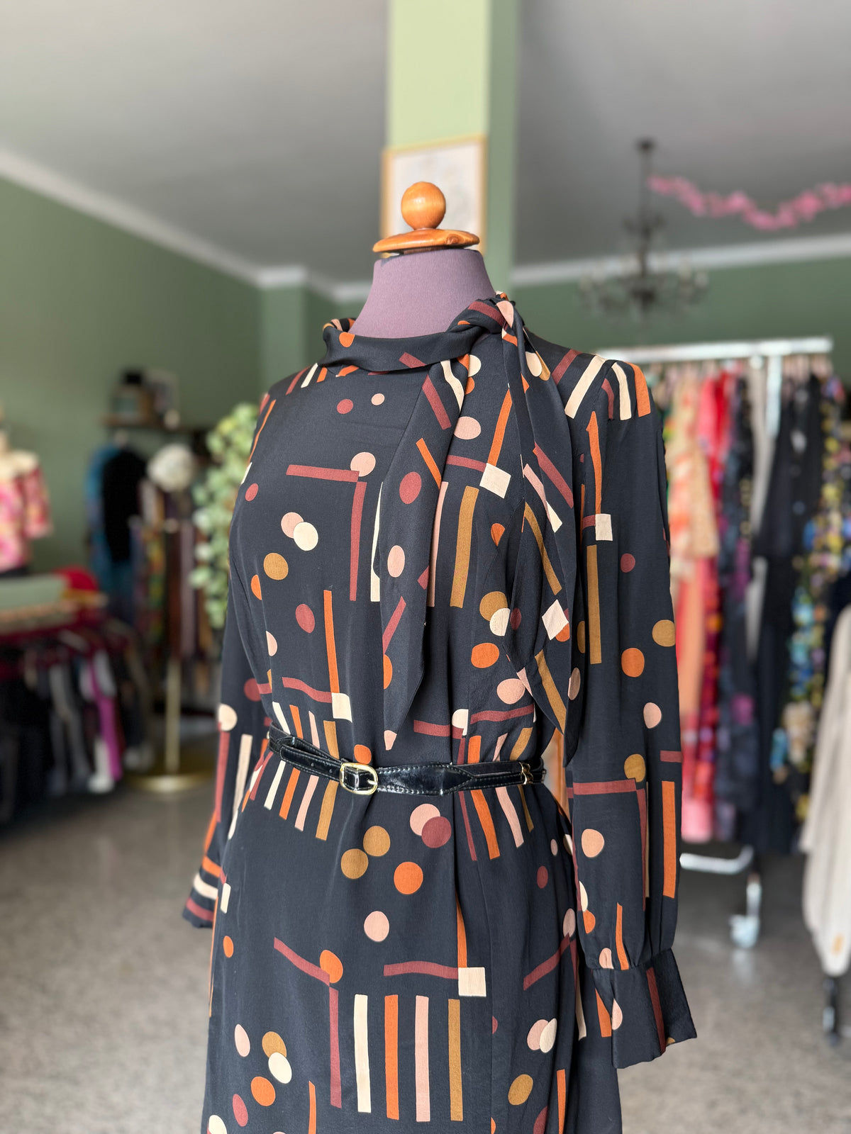 Abito sartoriale anni ‘60 in pura seta - TG. 46