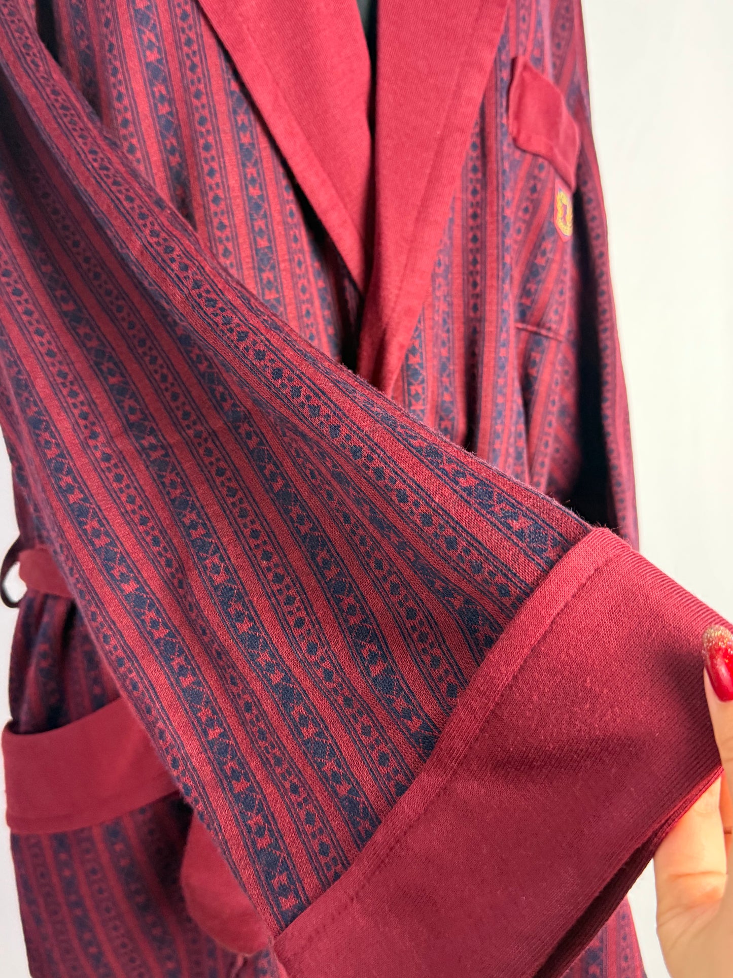 Giacca da camera blu e bordeaux NOS - TG. 54