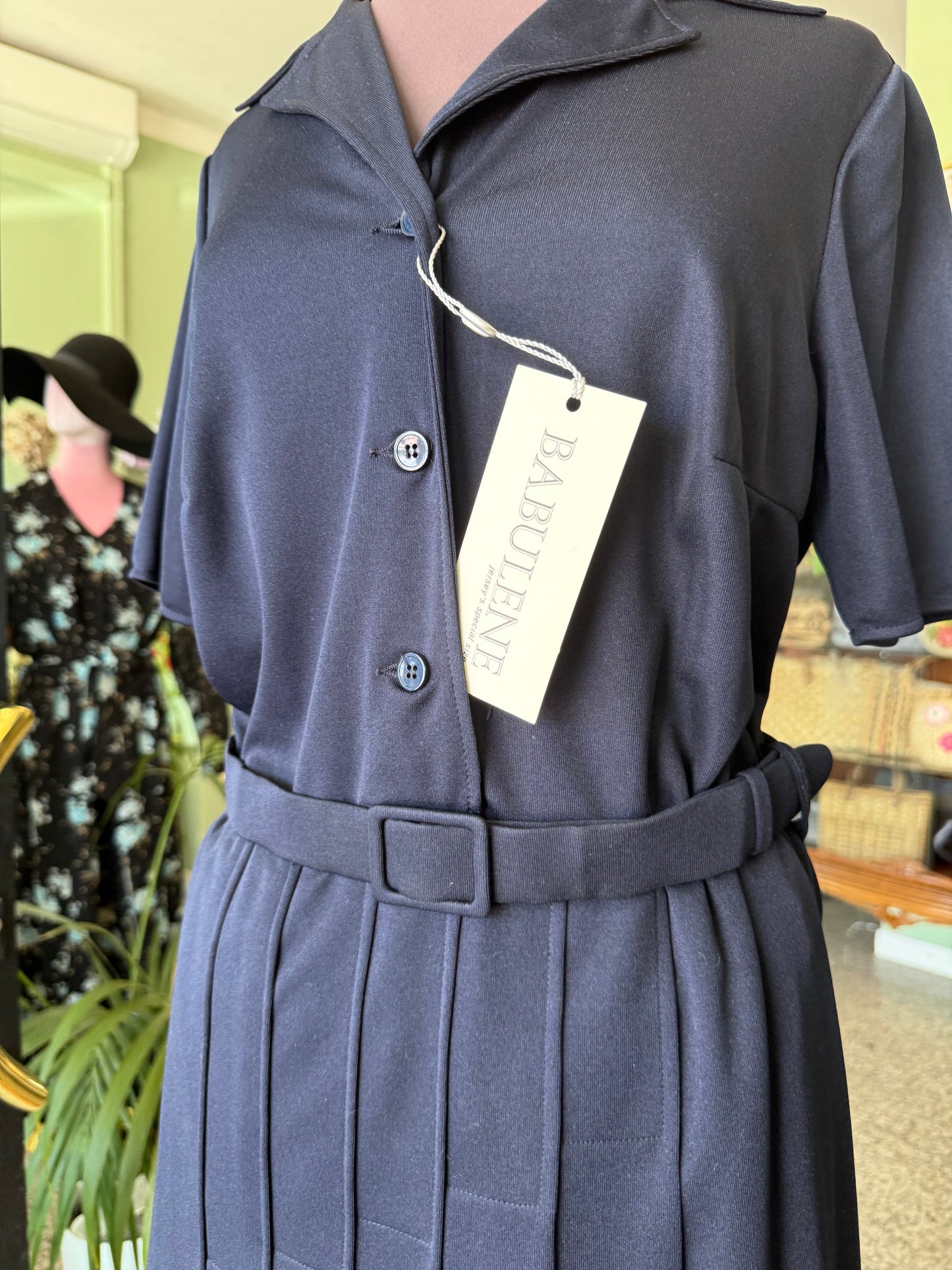 Abito anni ‘70 blu navy - TG. 42/44
