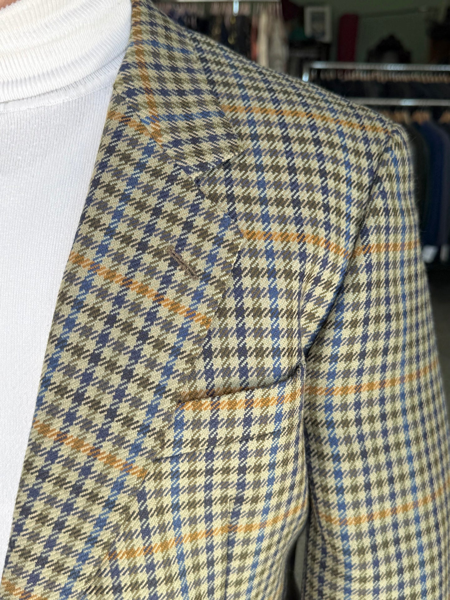 Giacca anni '80 pied-de-poule tg. 50-52