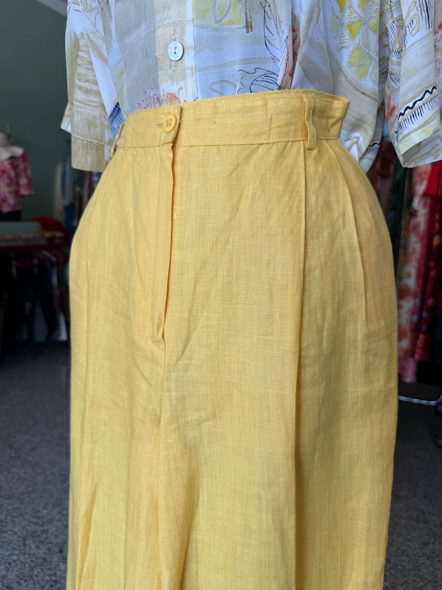 Pantaloni 100% lino - TG. 40