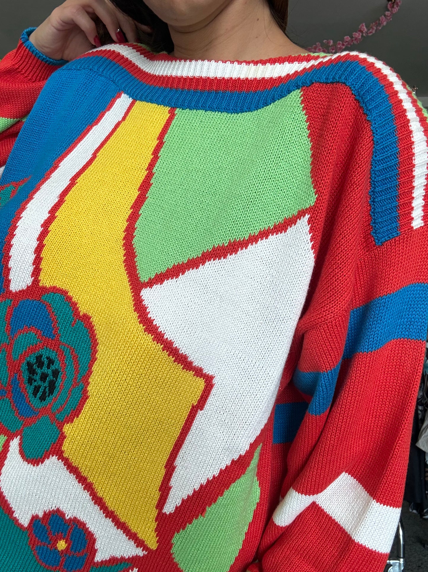 Maglia multicolor anni ‘80 - TG. M/L