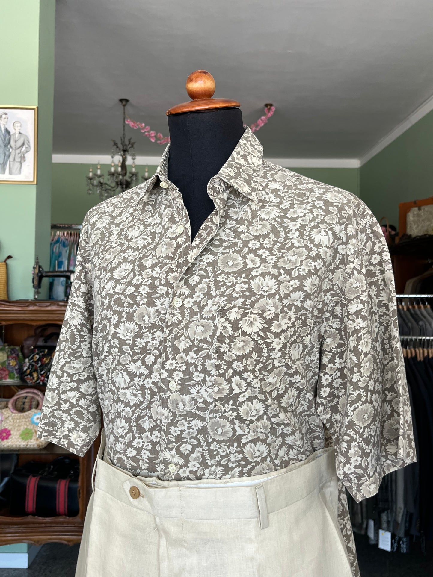 Camicia Benetton a maniche corte tg. S-M