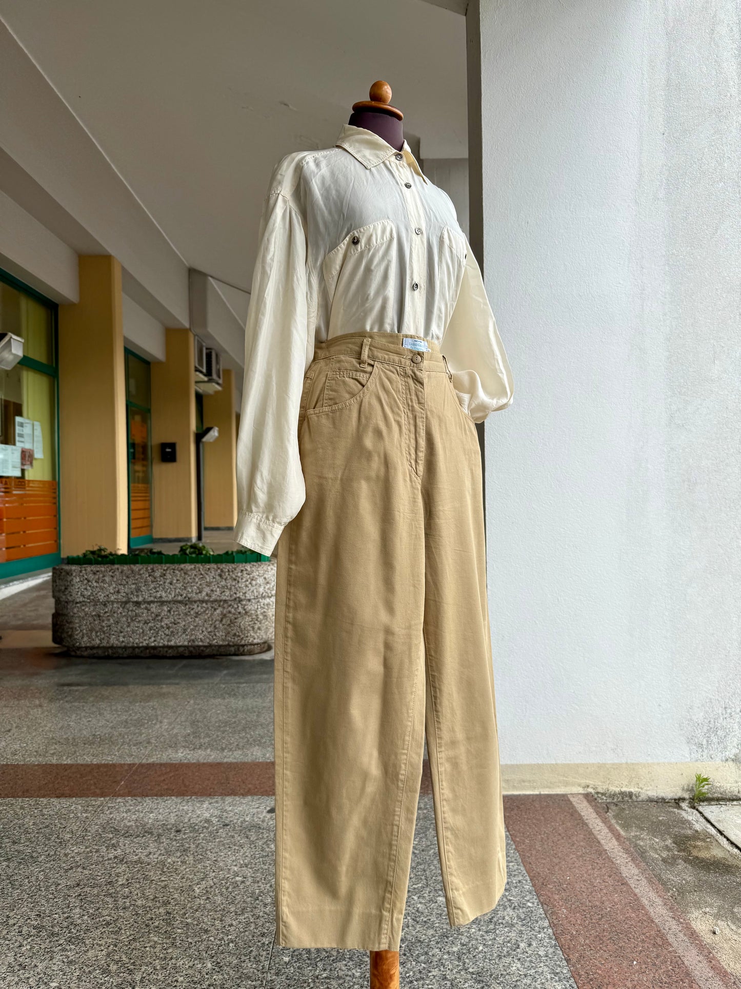 Pantaloni sabbia Benetton - TG. 44/46