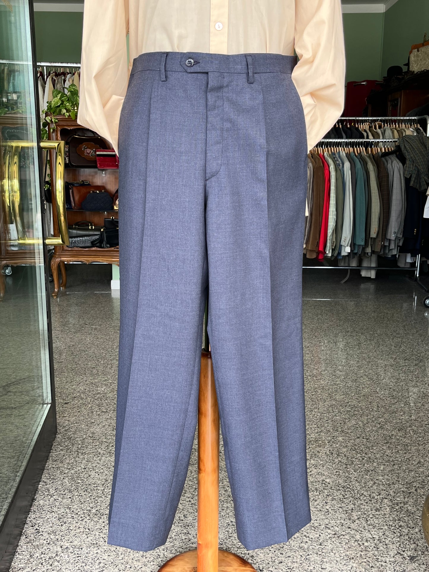 Calzoni anni ‘80 in fresco di lana tg. 52