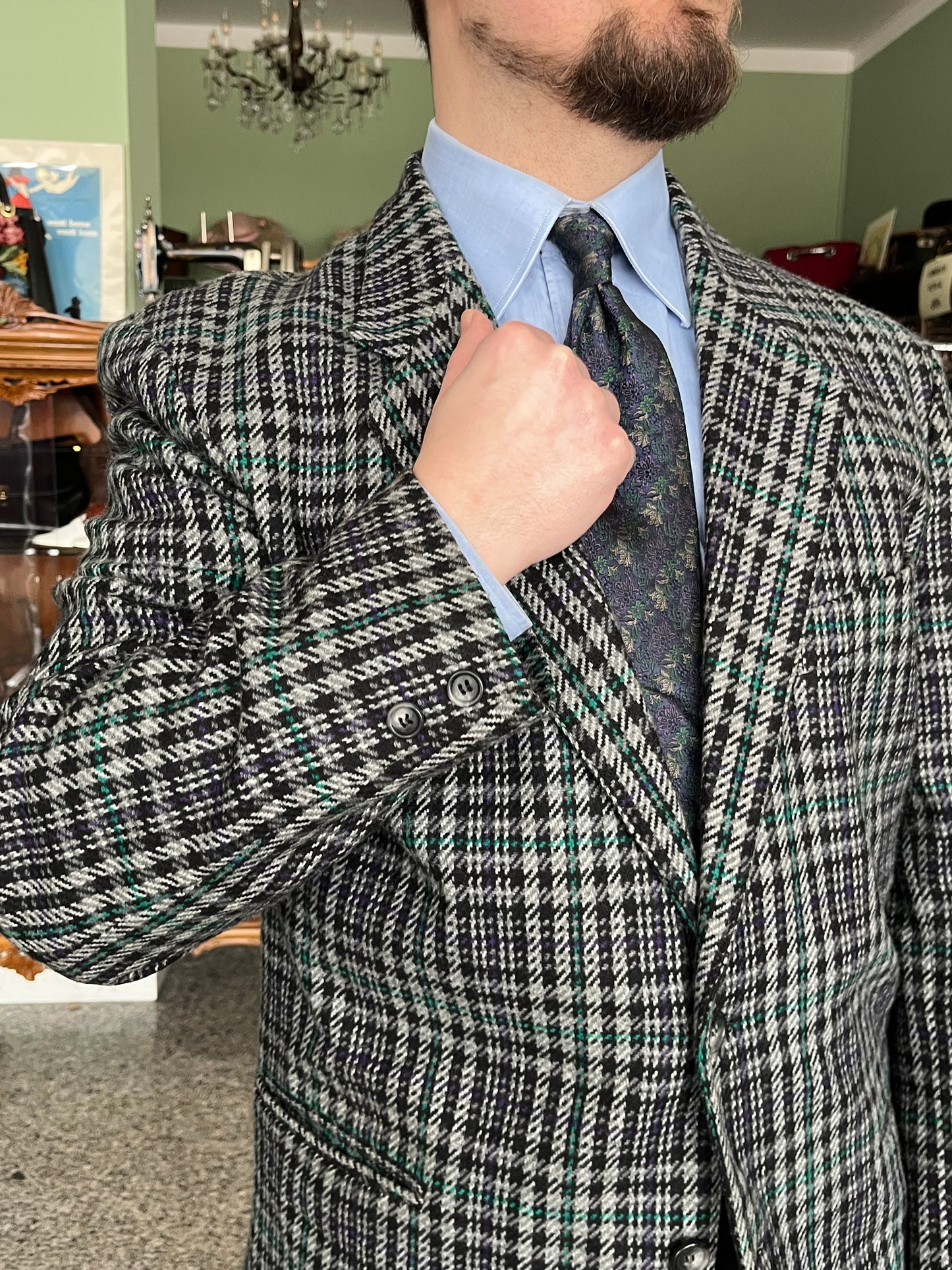 Giacca anni '80 in lana tg. 52-54