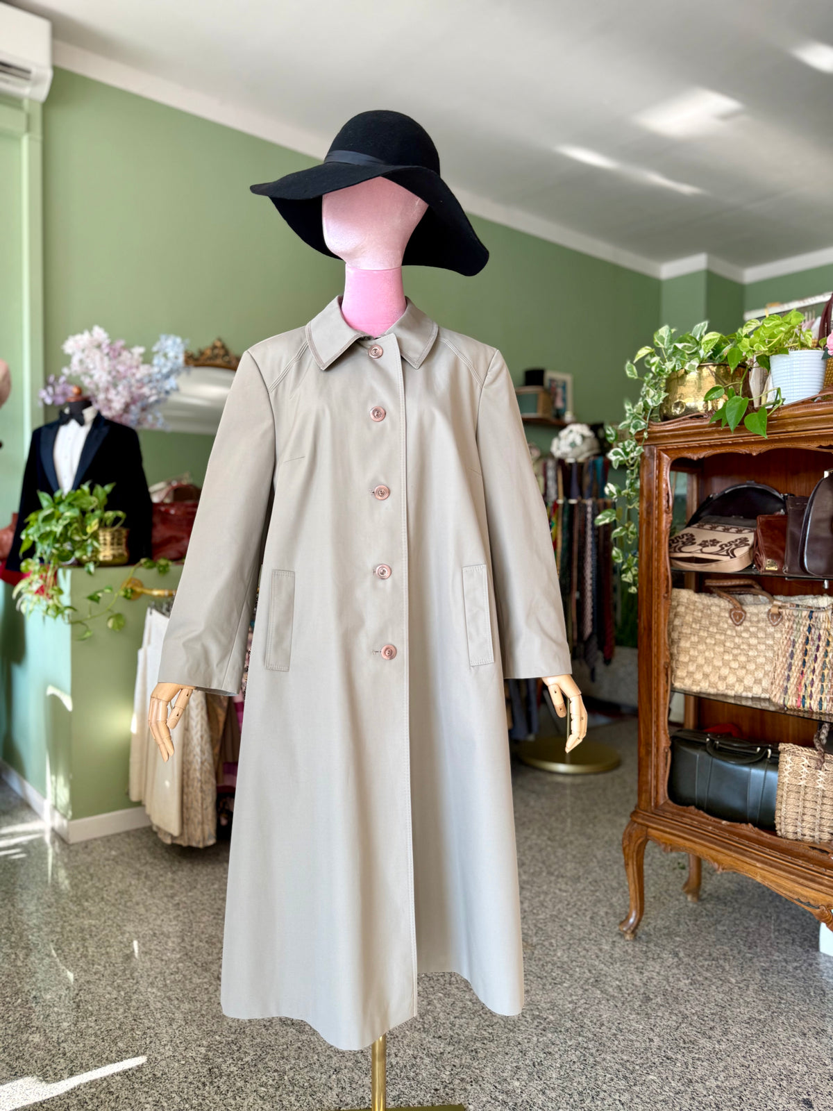 Trench anni ‘70 avorio - TG.