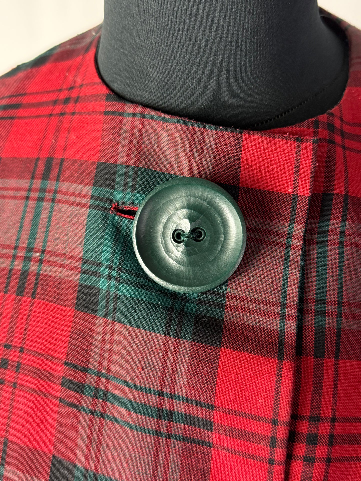 Abito anni ‘60 fantasia tartan - TG. 42