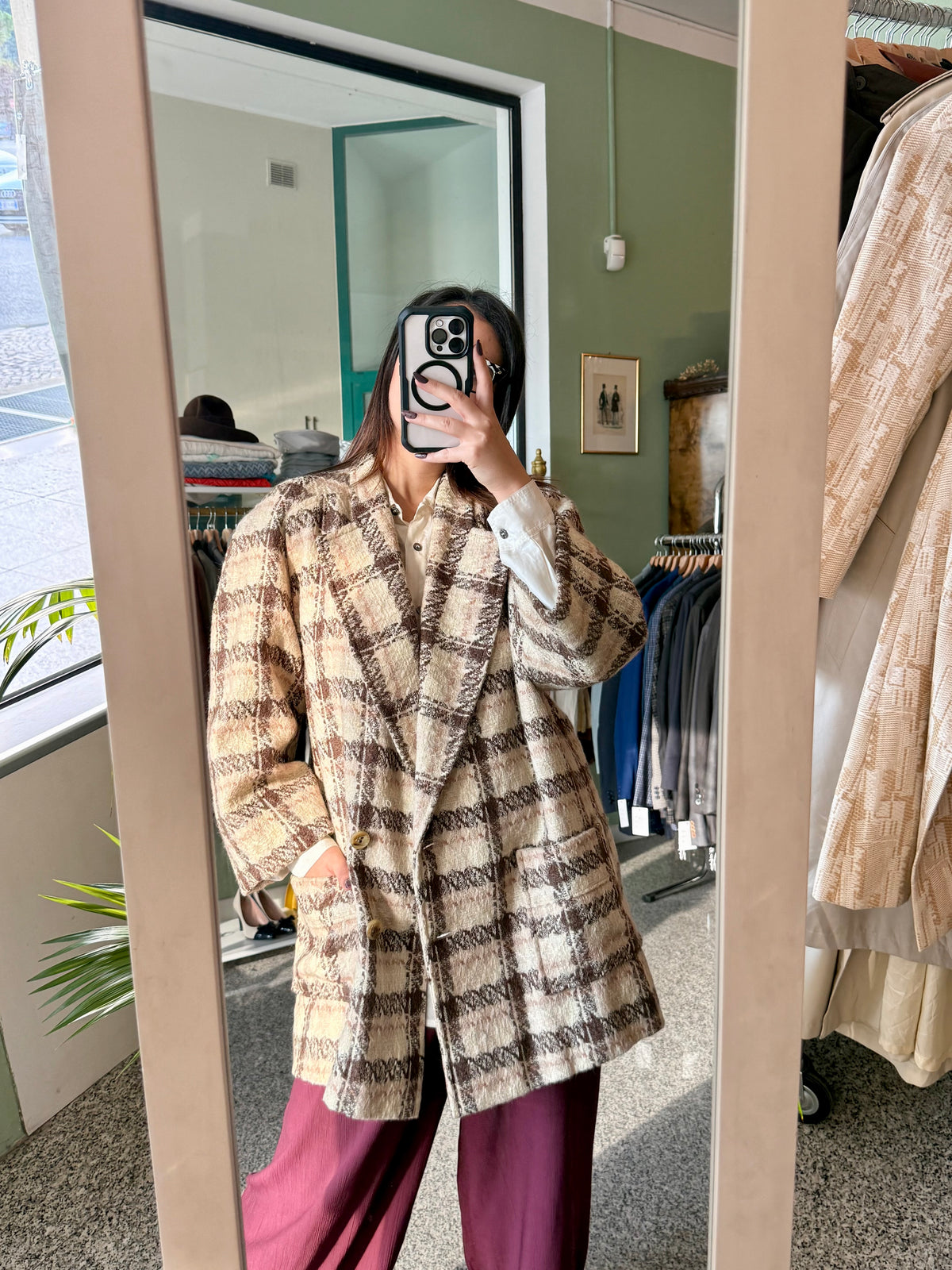 Cappotto sartoriale in tweed - TG. 44/46/48