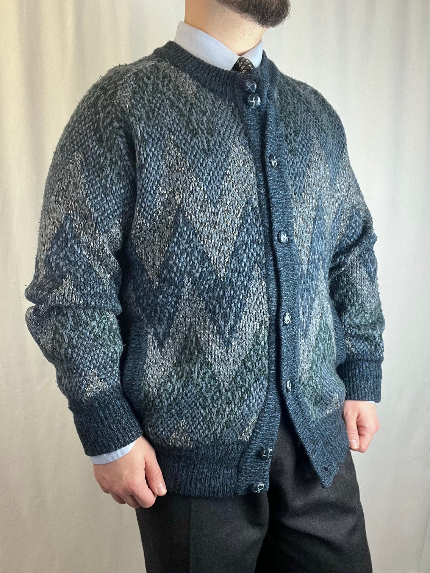 Cardigan anni '80 tg. XL-XXL