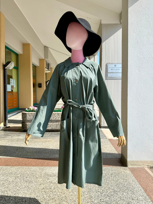 Trench anni ‘80 azzurro polvere - TG. 44/46