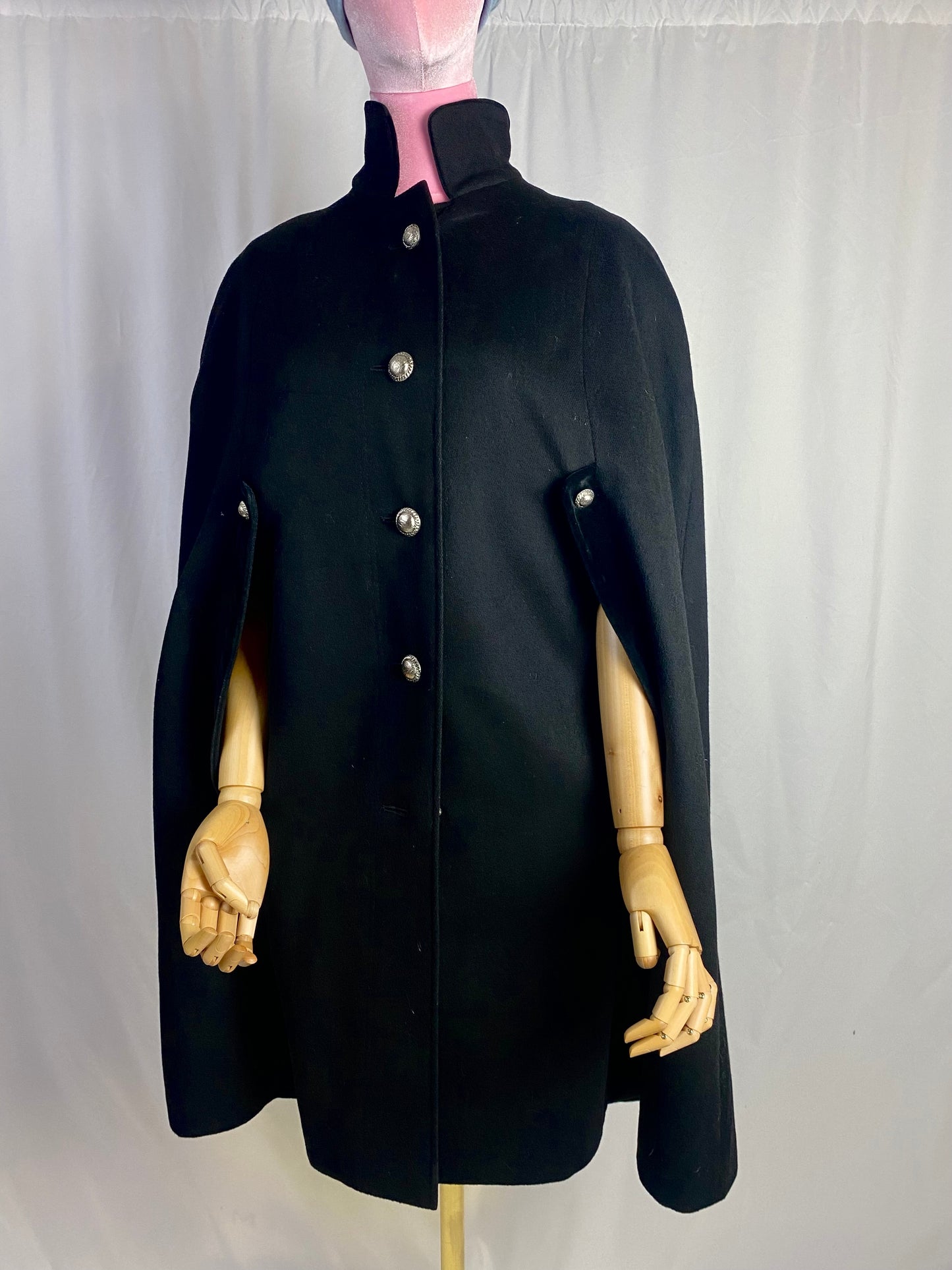 Mantella nera anni ‘70 - TG. Unica