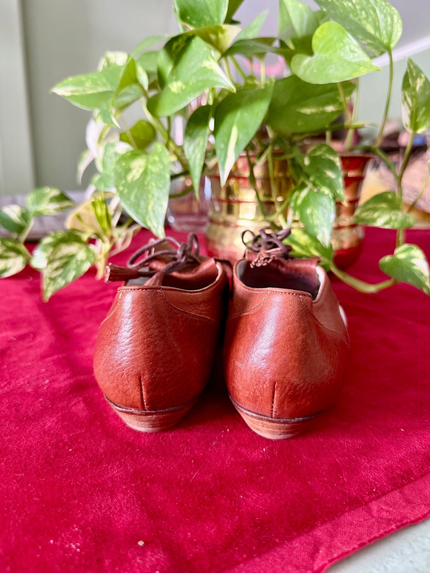Scarpe bicolore in pelle - NR. 37