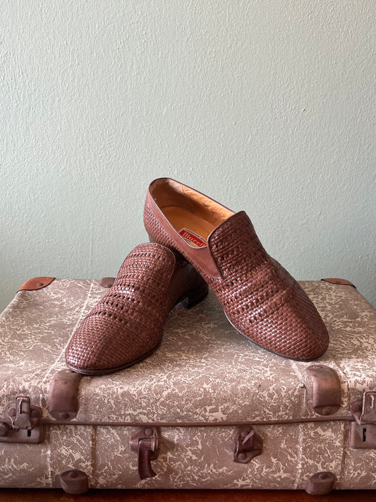 Scarpe mocassino pelle marrone tg. 42-43