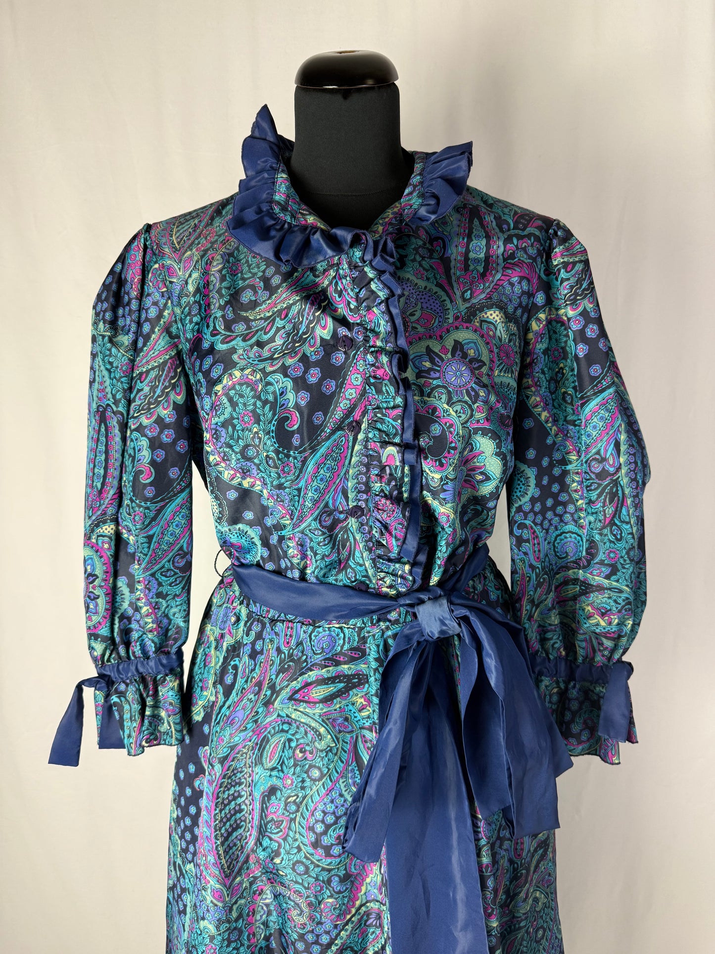 Abito anni ’80 con fantasia paisley - TG. 40/42