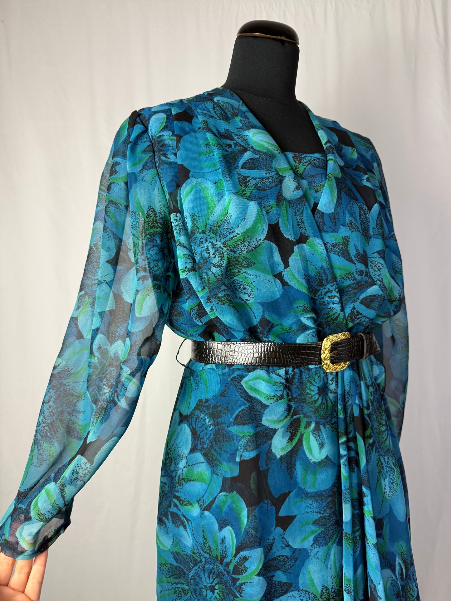 Abito anni ‘80 in chiffon - TG. 44/46