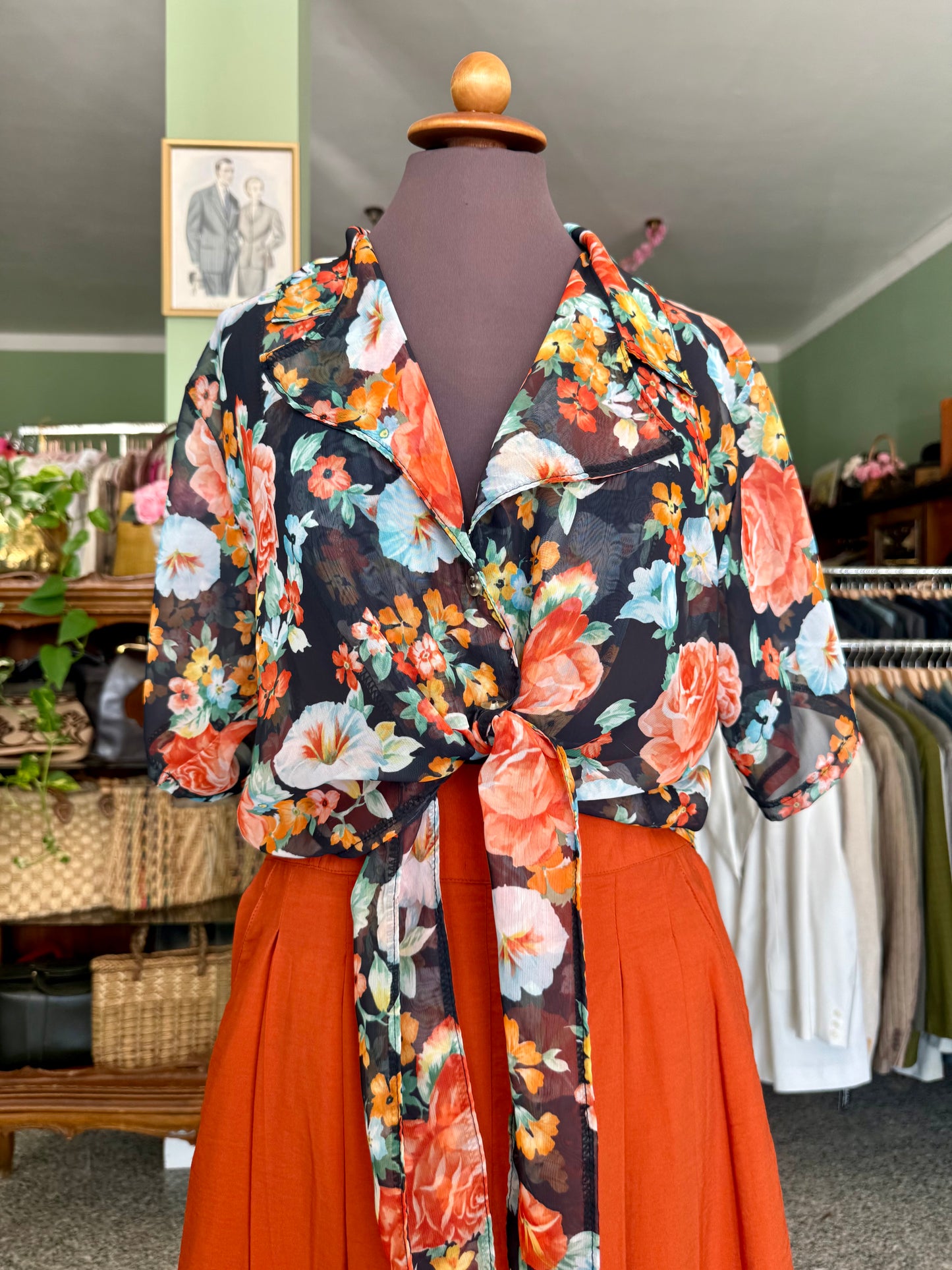 Camicia in chiffon - TG. 42 - 46