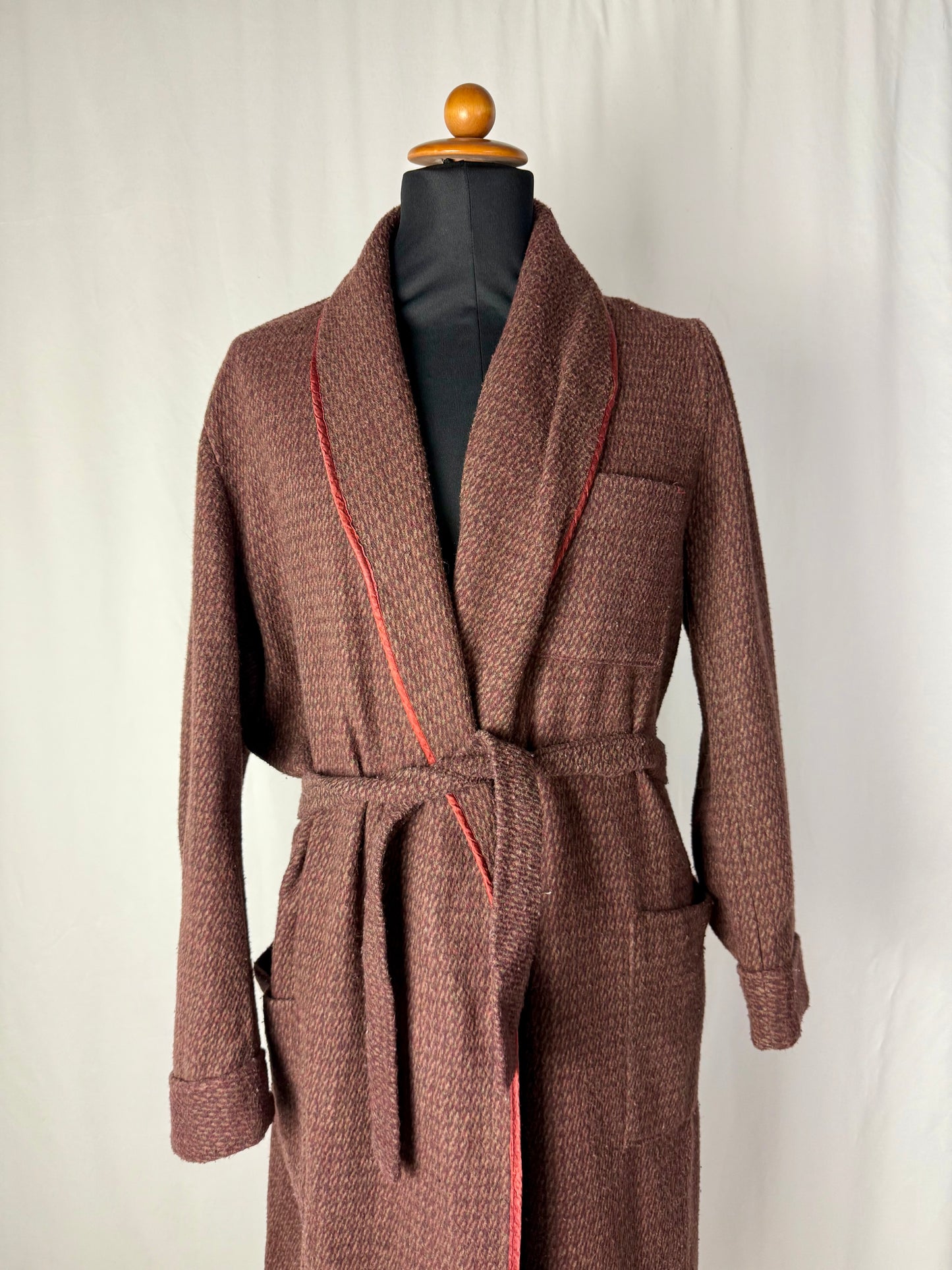 Vestaglia lunga terracotta tg. M-L