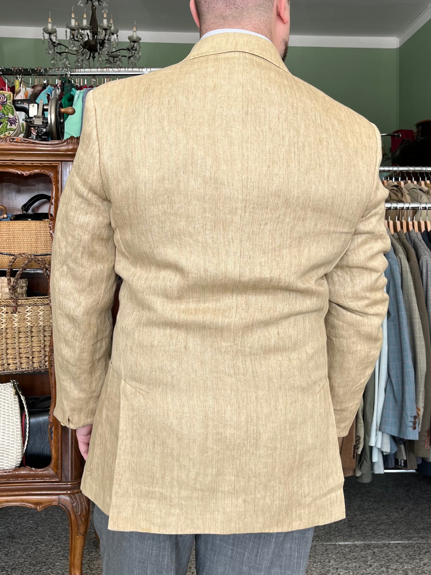 Giacca anni ‘90 in lino tg. 50-52