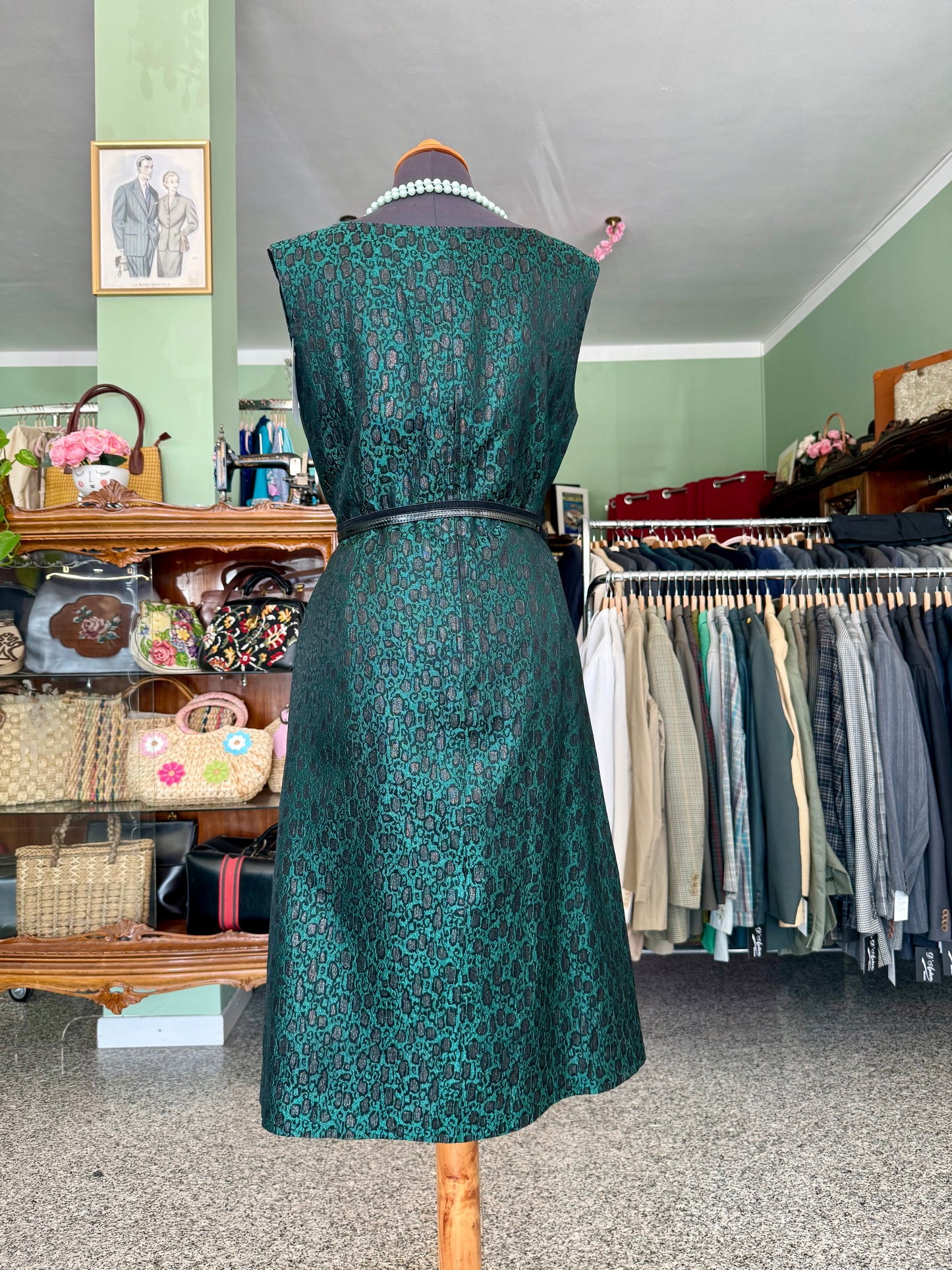 Abito anni ‘60 sartoriale animalier - TG. 46