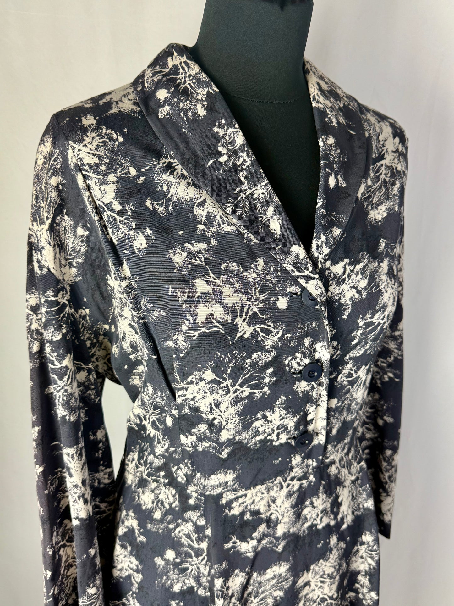 Abito anni ‘50 con fantasia toile de Jouy - TG. 52/54