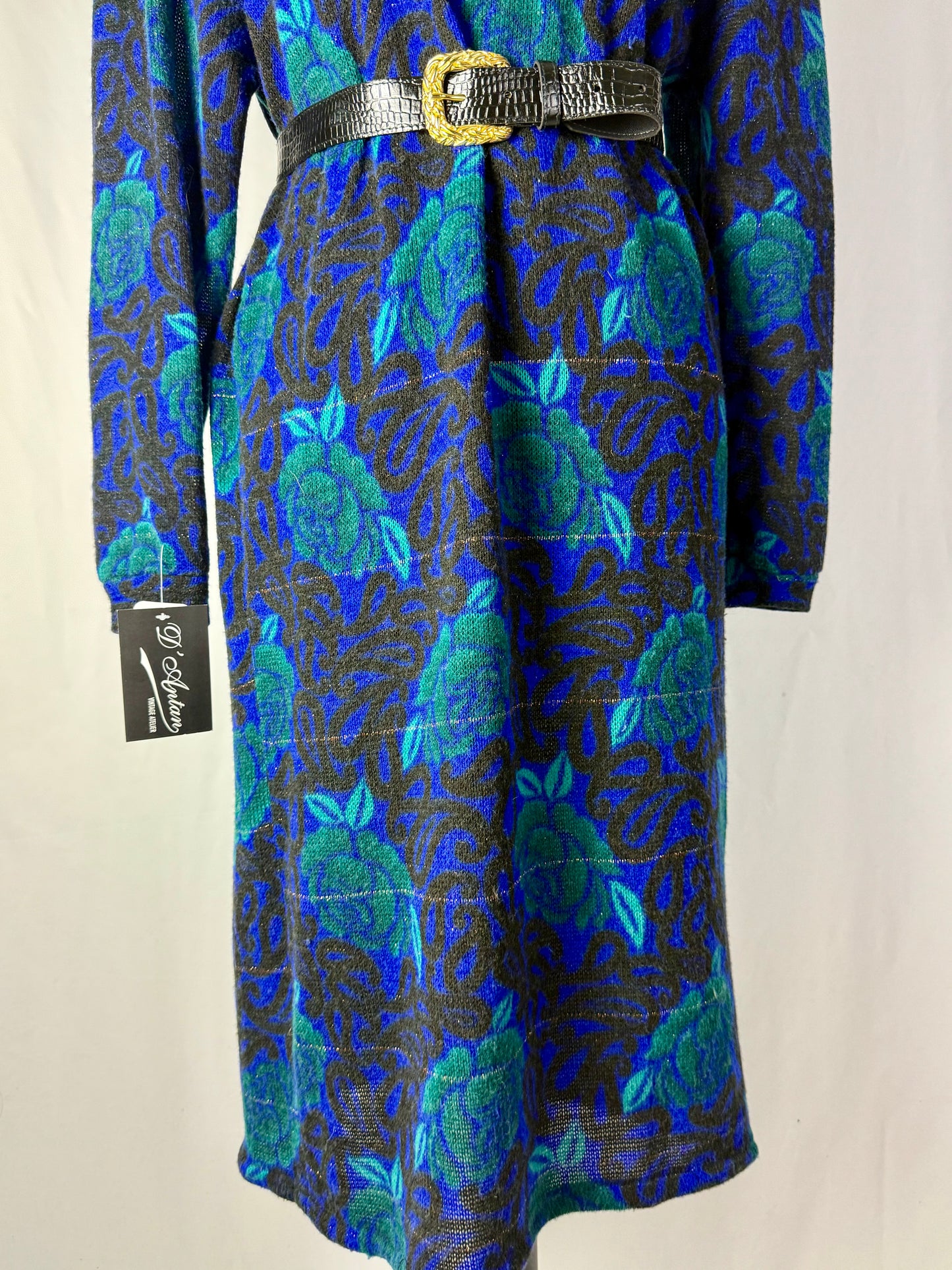 Abito anni ‘80 in maglia di lana - TG. 44 circa