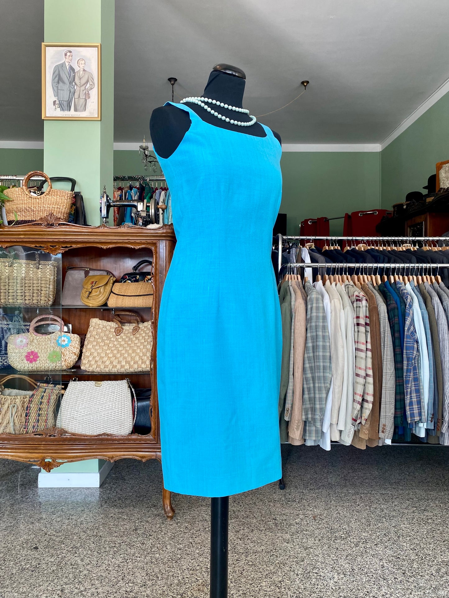 Tubino anni ‘90 misto lino - TG. 40