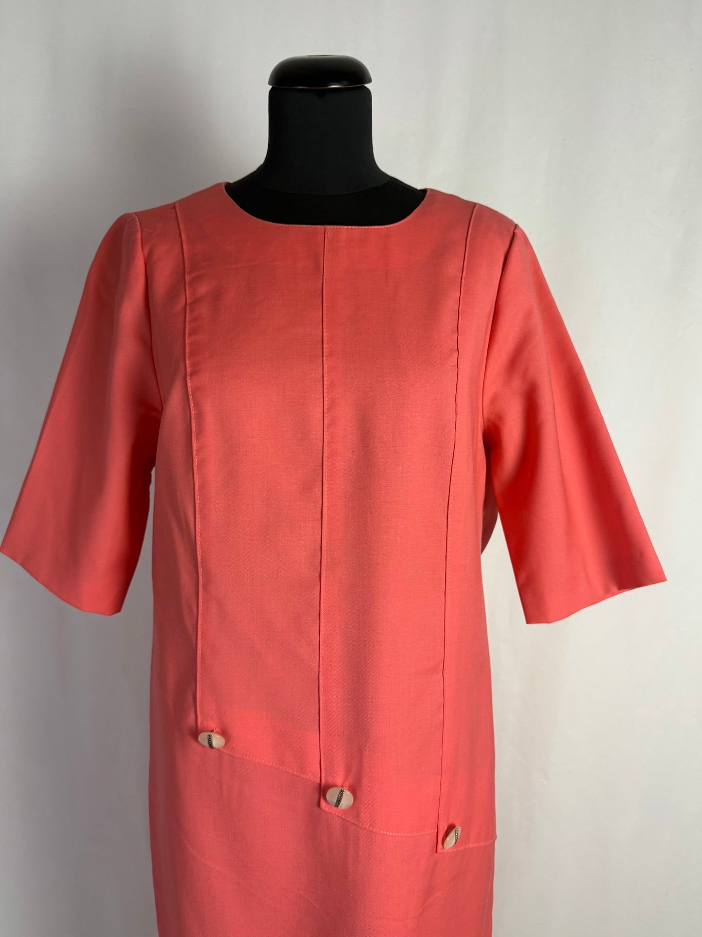 Abito anni ‘60 rosa salmone - TG. 44/46