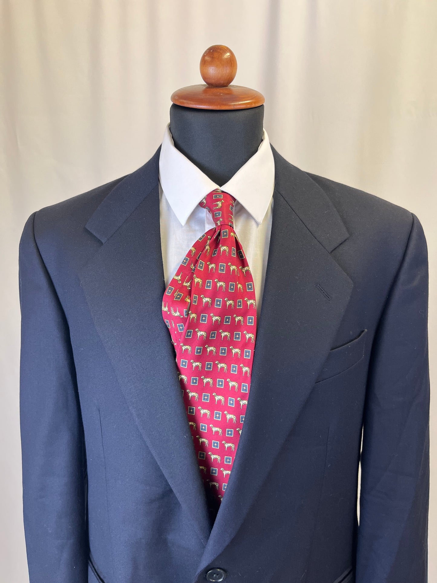 Cravatta Fustenberg anni ‘80 cagnetti