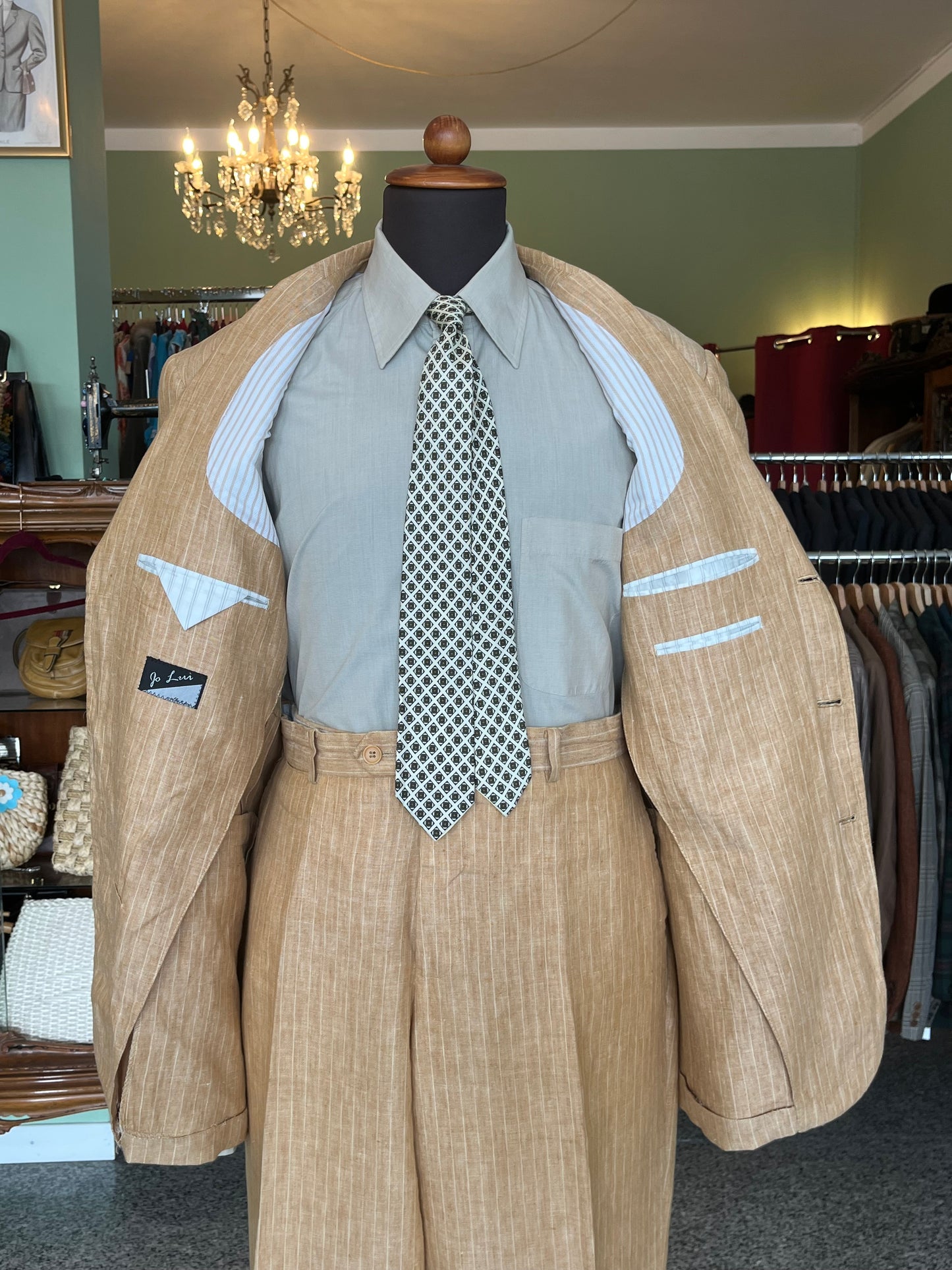 Completo in lino tg. 56