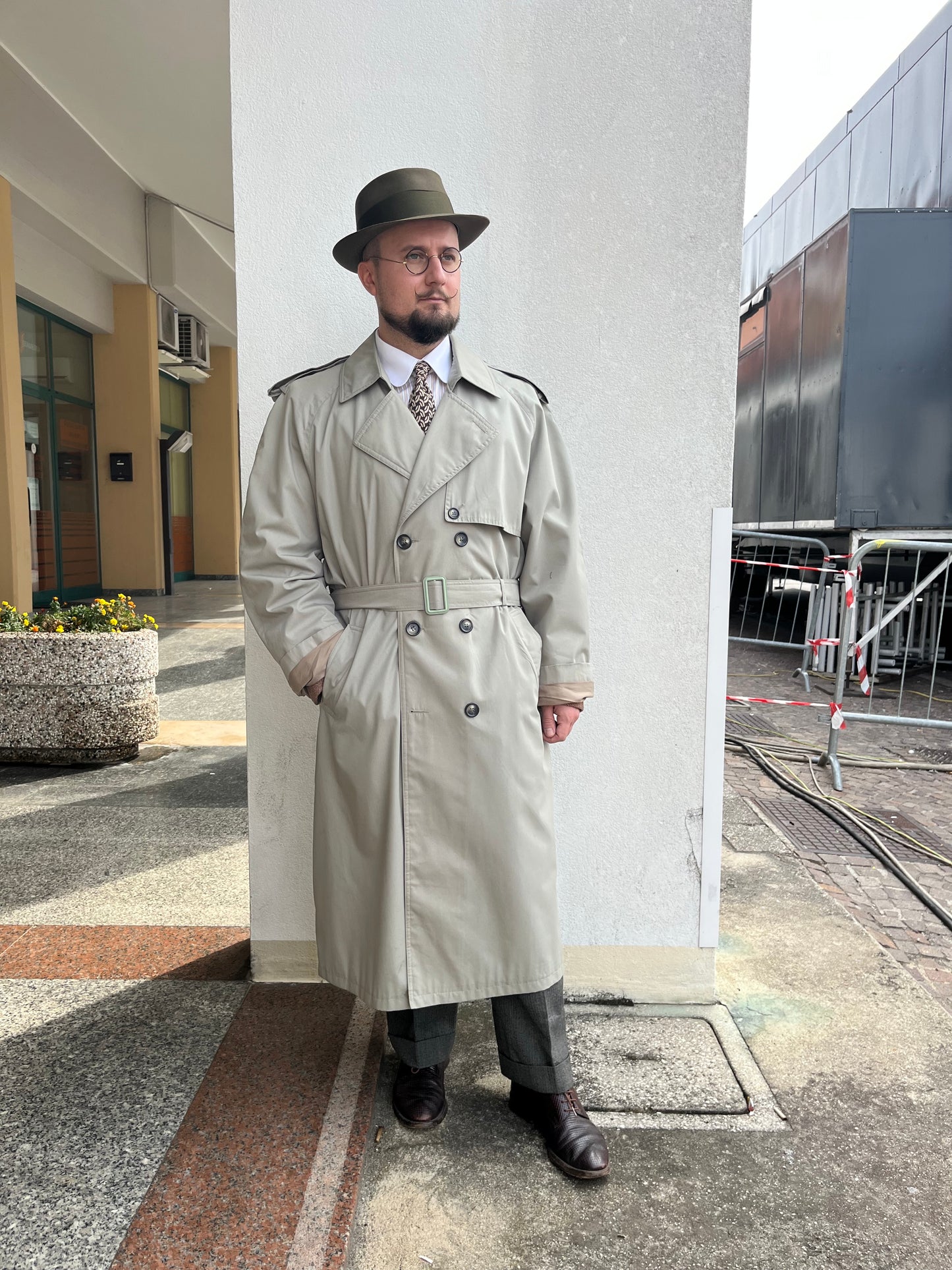 Trench anni ‘80 cachi