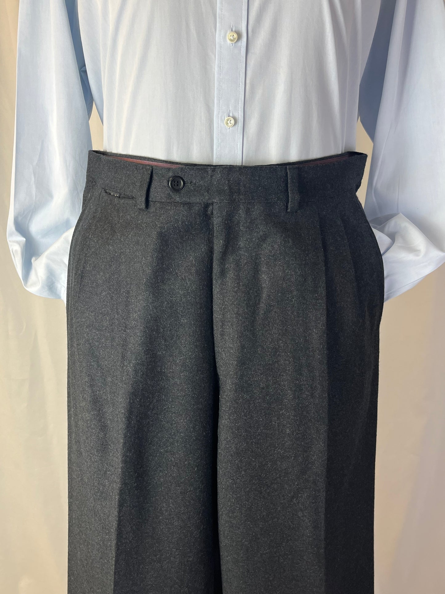 Calzoni Pierre Cardin in lana Merinos tg. 52