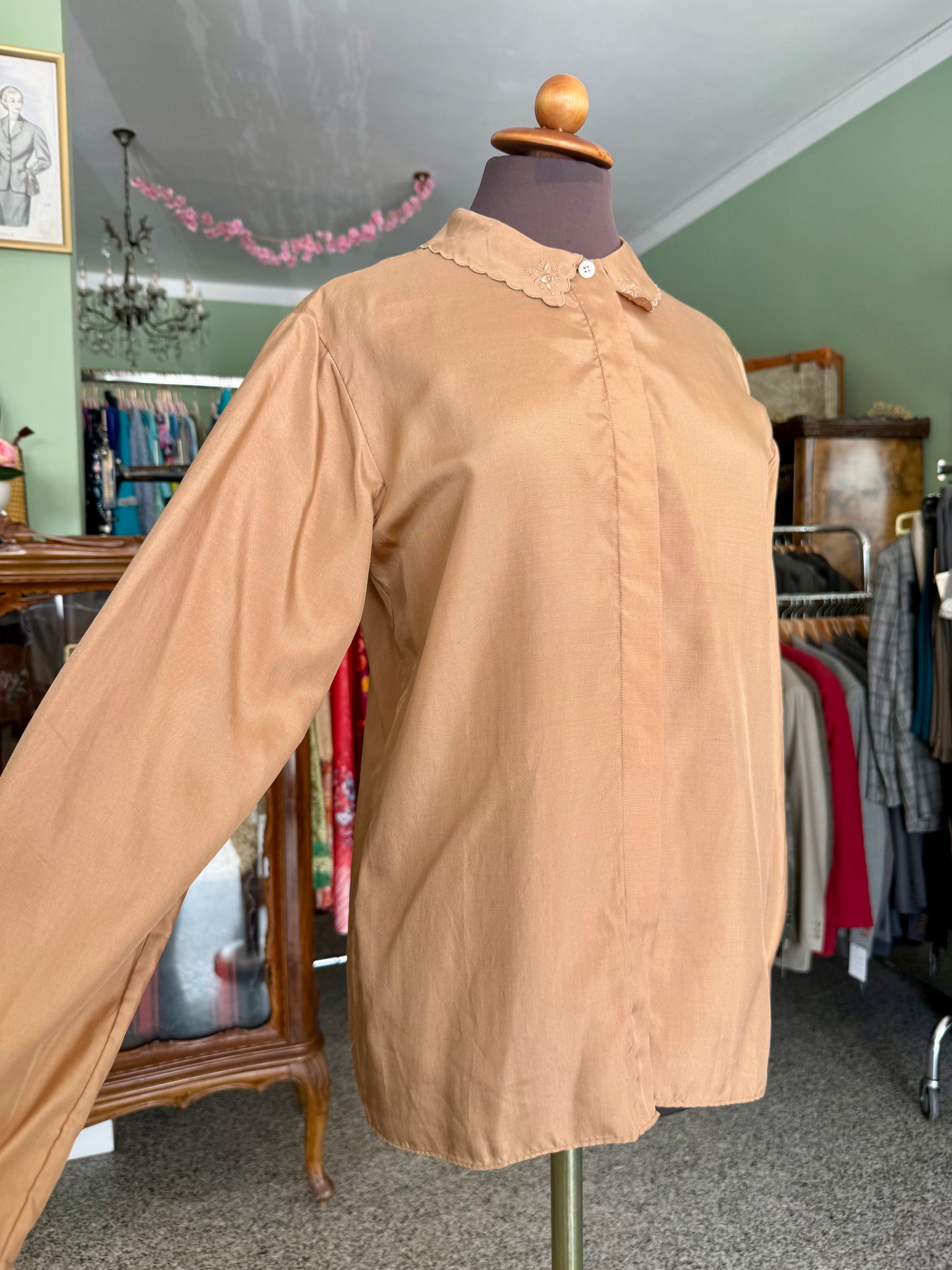 Camicia oro in pura seta - TG. 40/42