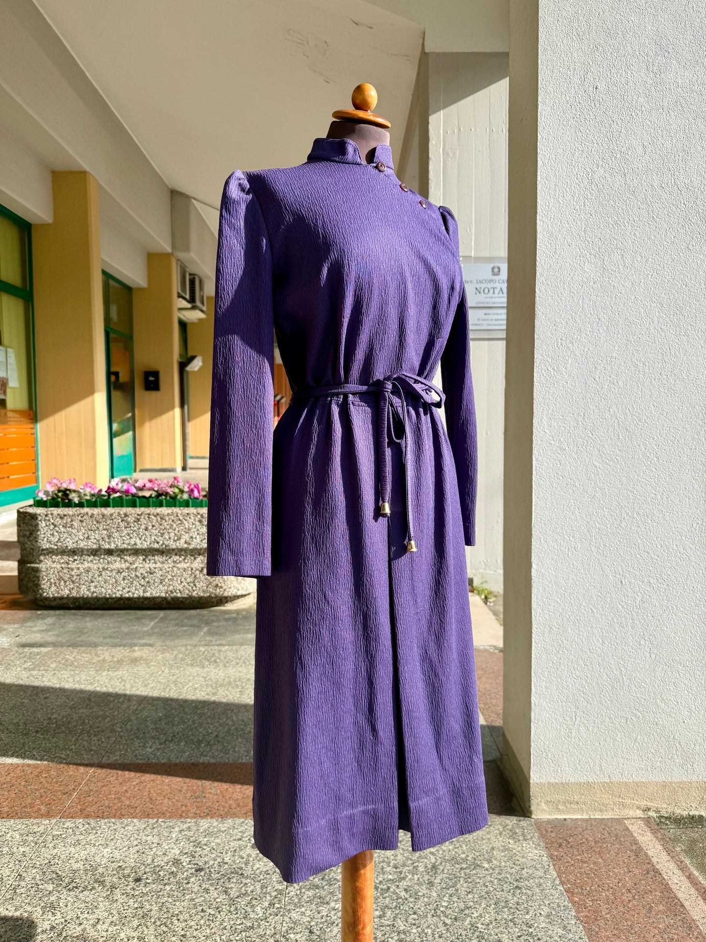 Abito anni ‘70 viola - TG. 42