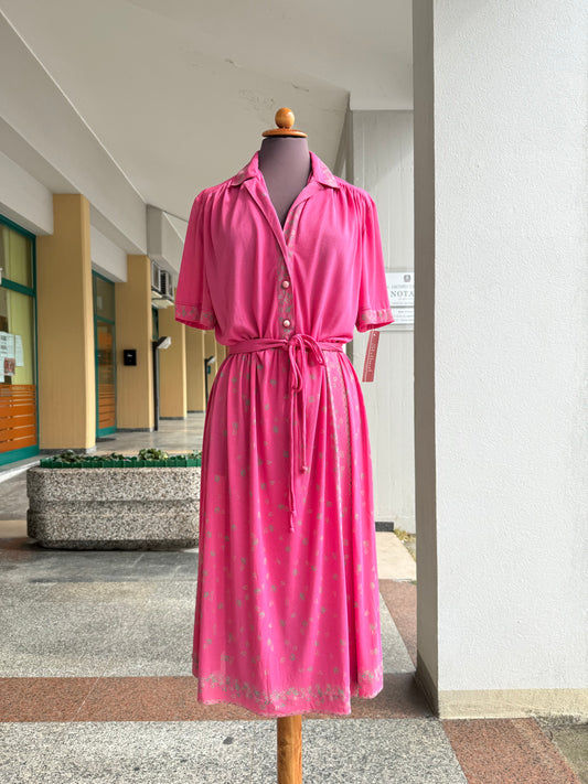 Abito anni ‘70 fucsia - TG. 48/50