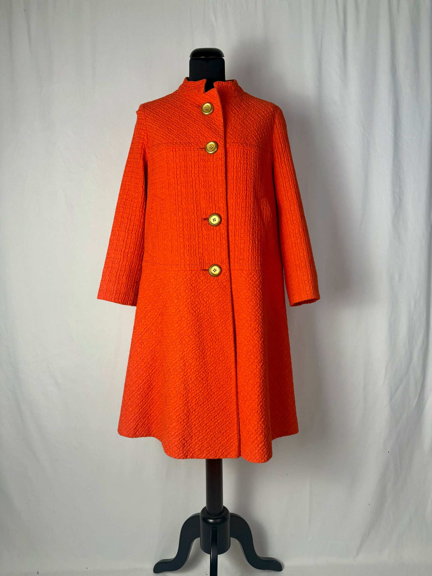 Cappotto anni ‘60 arancione - TG. 40/42