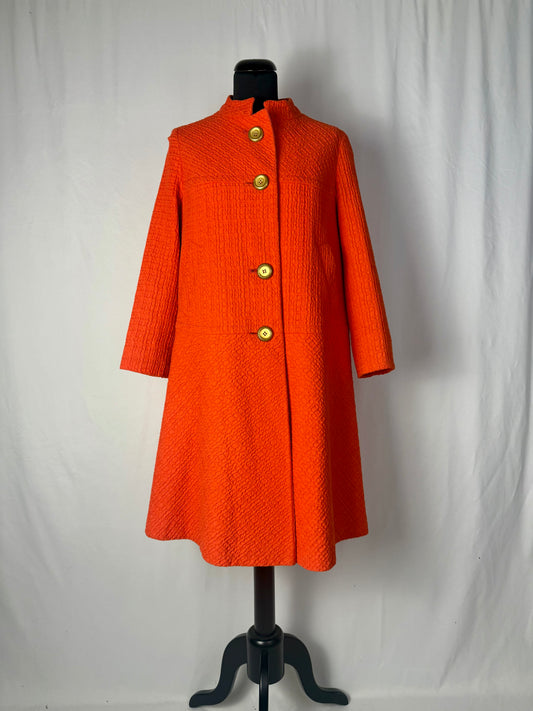 Cappotto anni ‘60 arancione - TG. 40/42