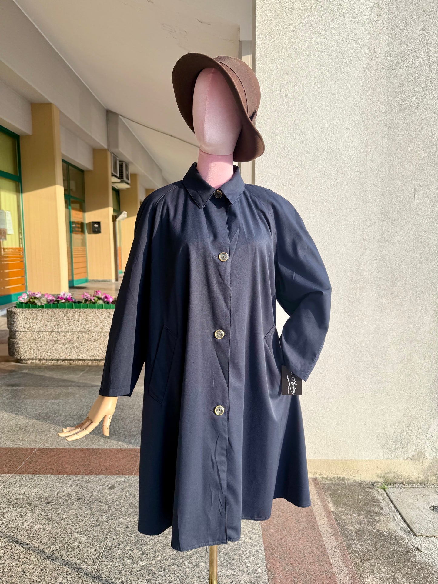 Trench blu navy - TG. 46/48