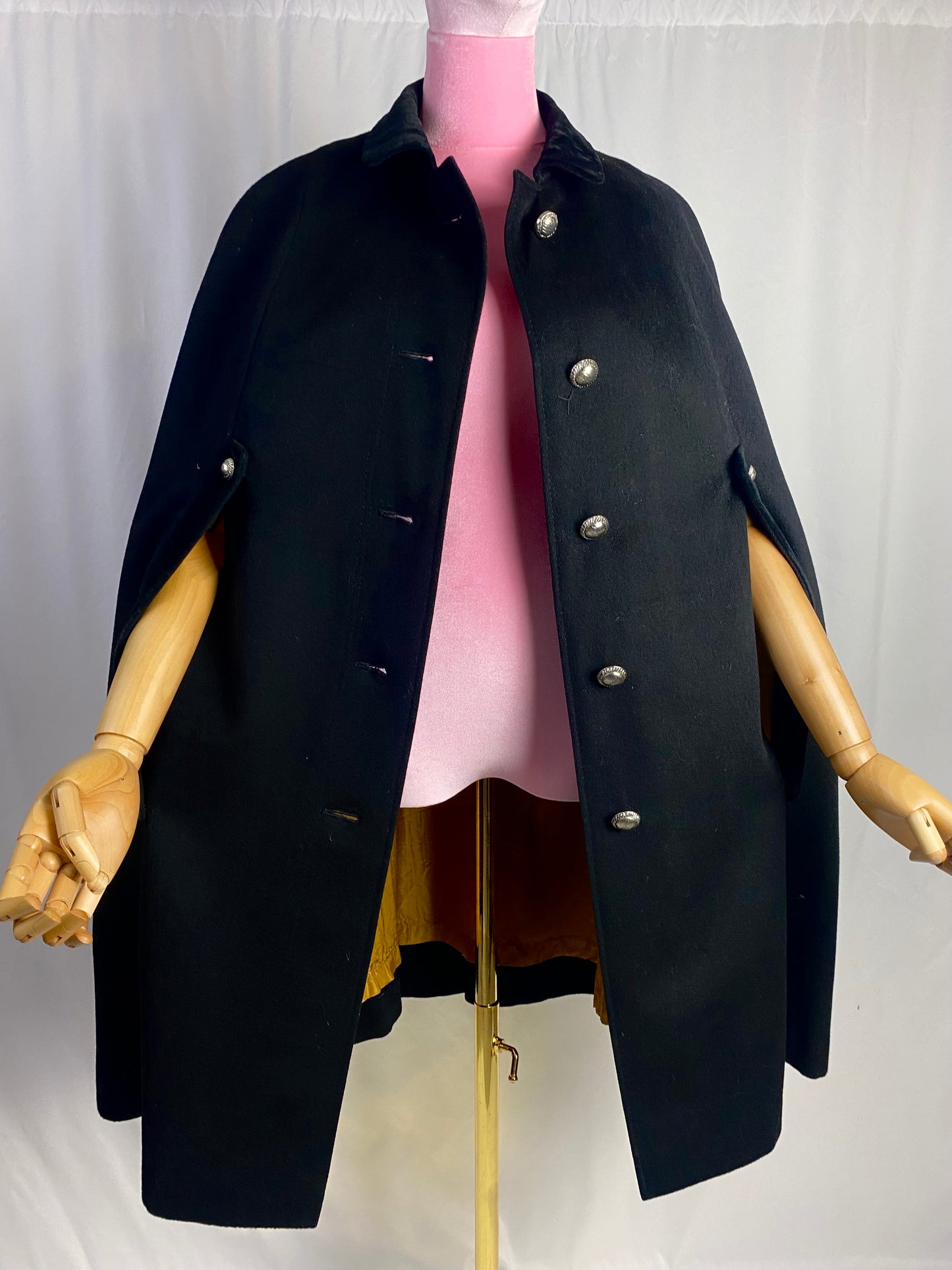 Mantella nera anni ‘70 - TG. Unica