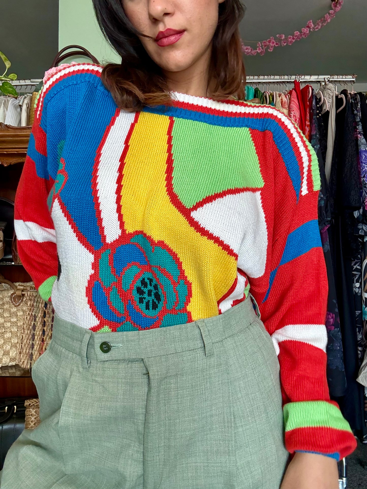 Maglia multicolor anni ‘80 - TG. M/L
