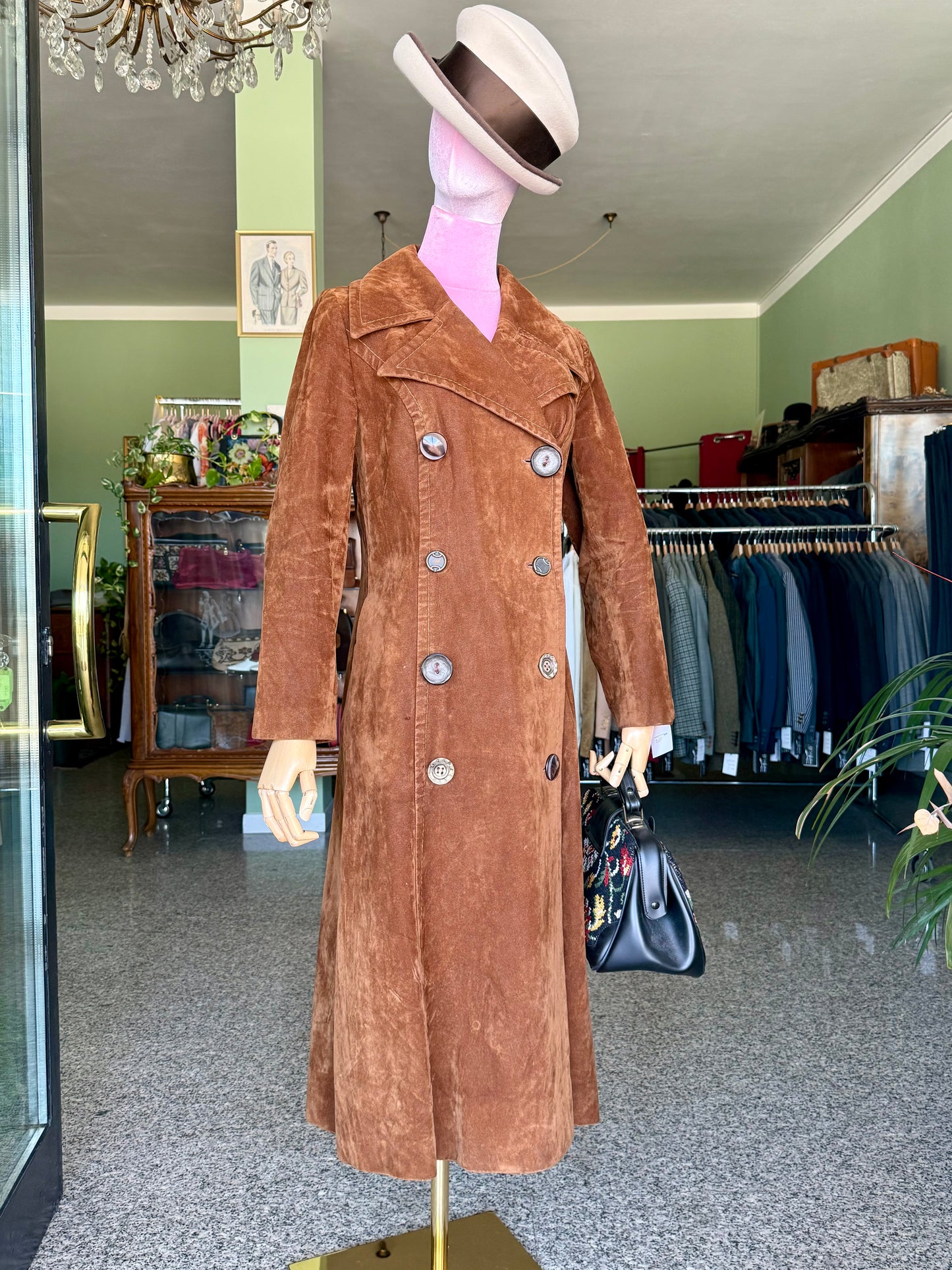 Cappotto in camoscio anni ‘70 - TG. 40