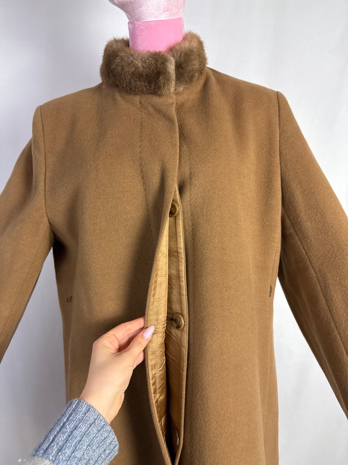 Cappotto classico color cammello - TG. 44/46