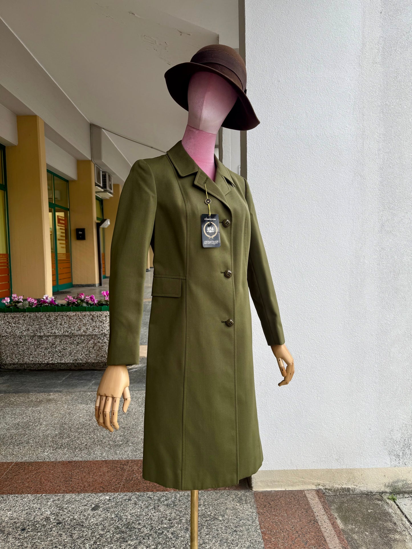 Trench oliva new old stock - TG. 38/40