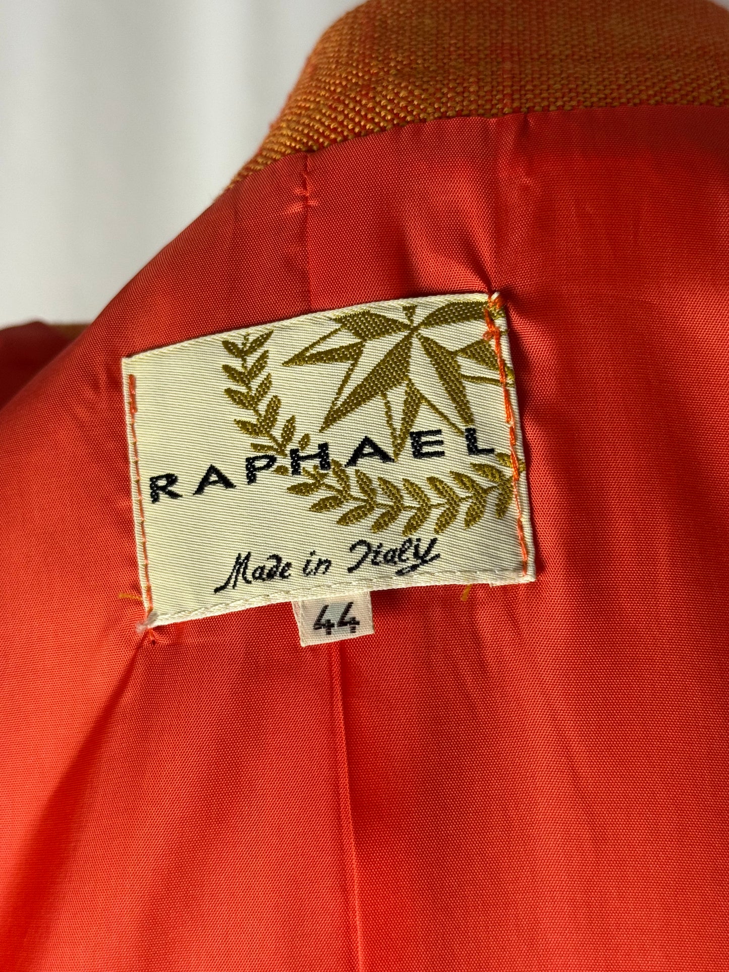 Tailleur arancione anni ‘80/‘90 - TG. 42/44