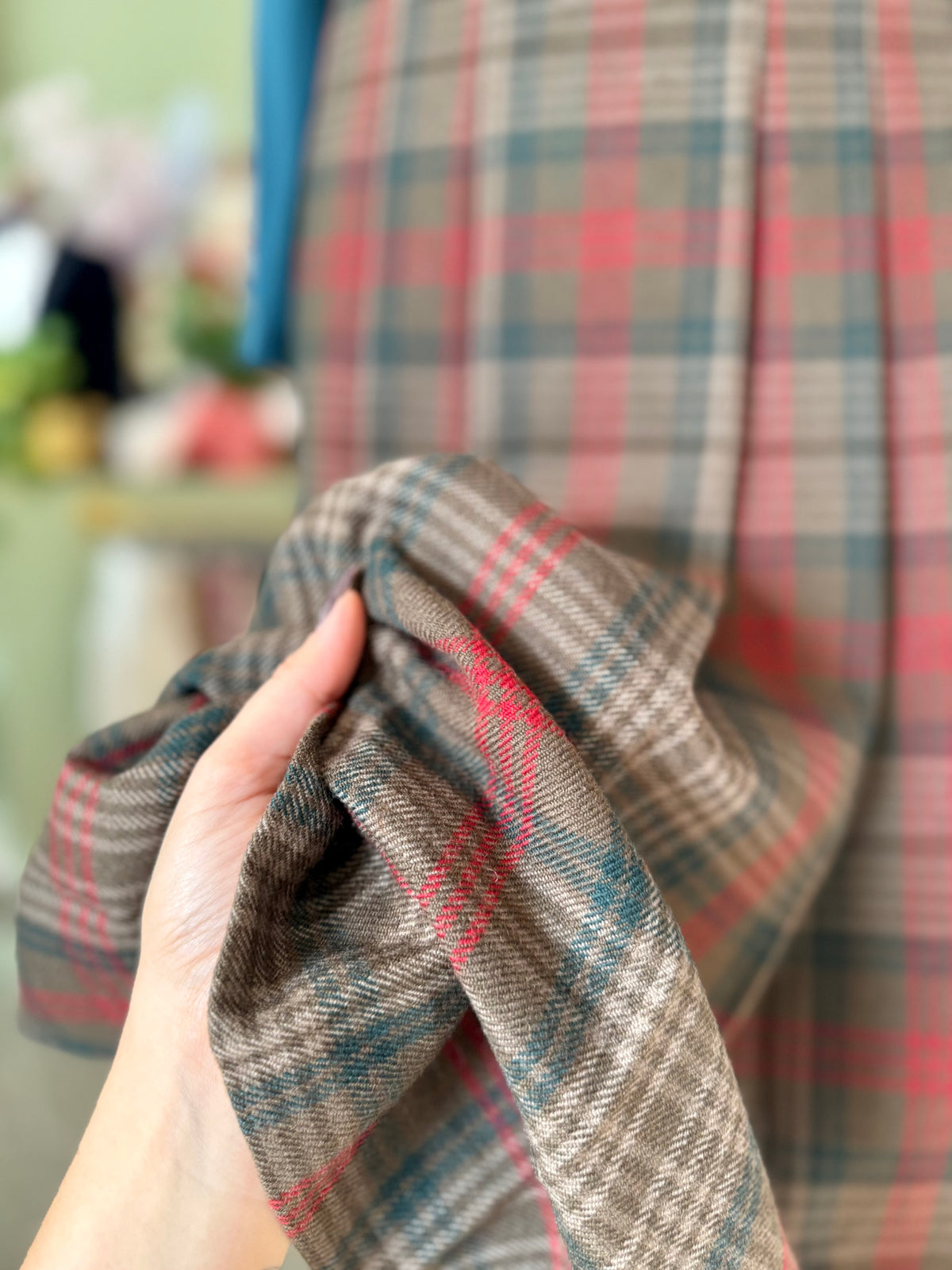 Gonna in pura lana tartan - TG. 46