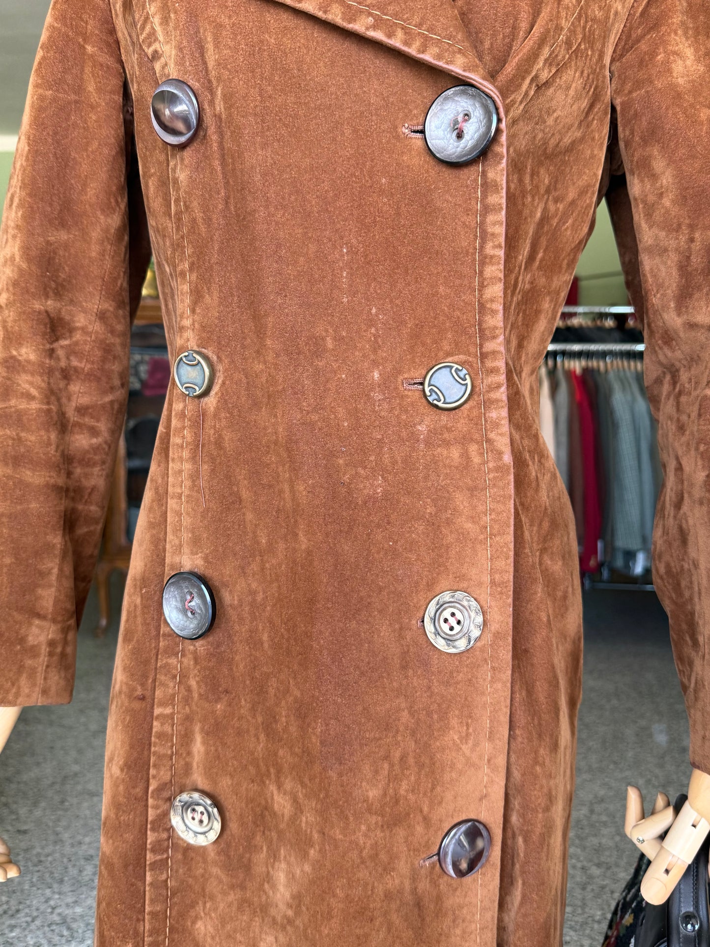 Cappotto in camoscio anni ‘70 - TG. 40
